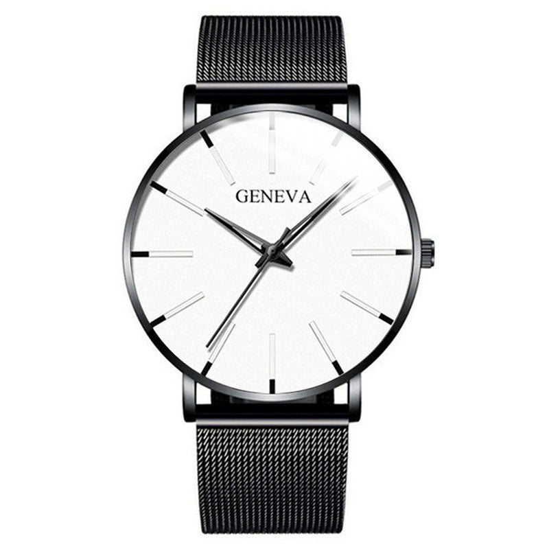 Quartz Watch with Alloy Mesh Strap