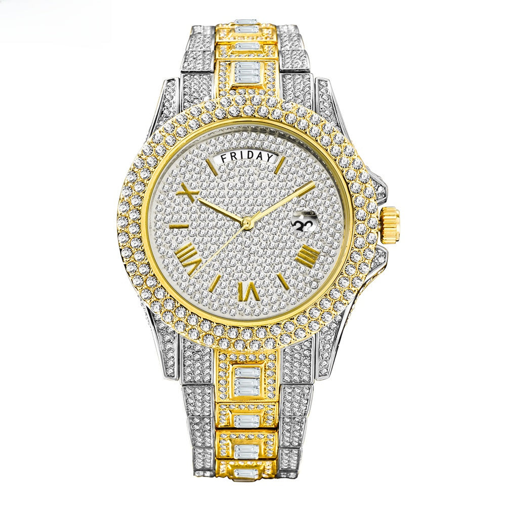 quartz wrist watch