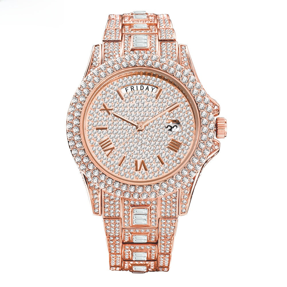 quartz wrist watch