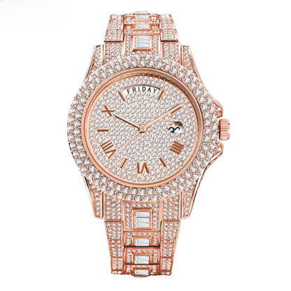 quartz wrist watch