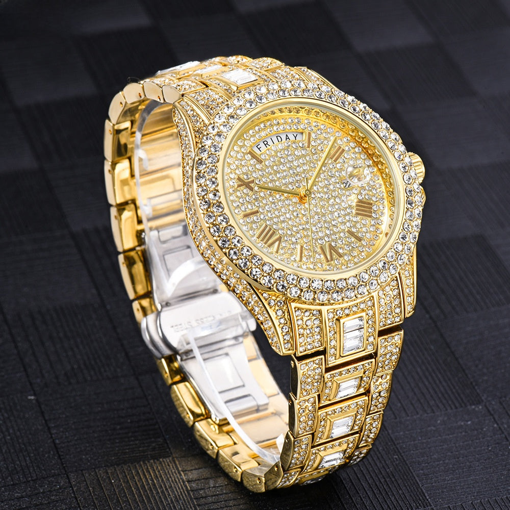 quartz wrist watch