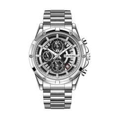 White shell bare watch