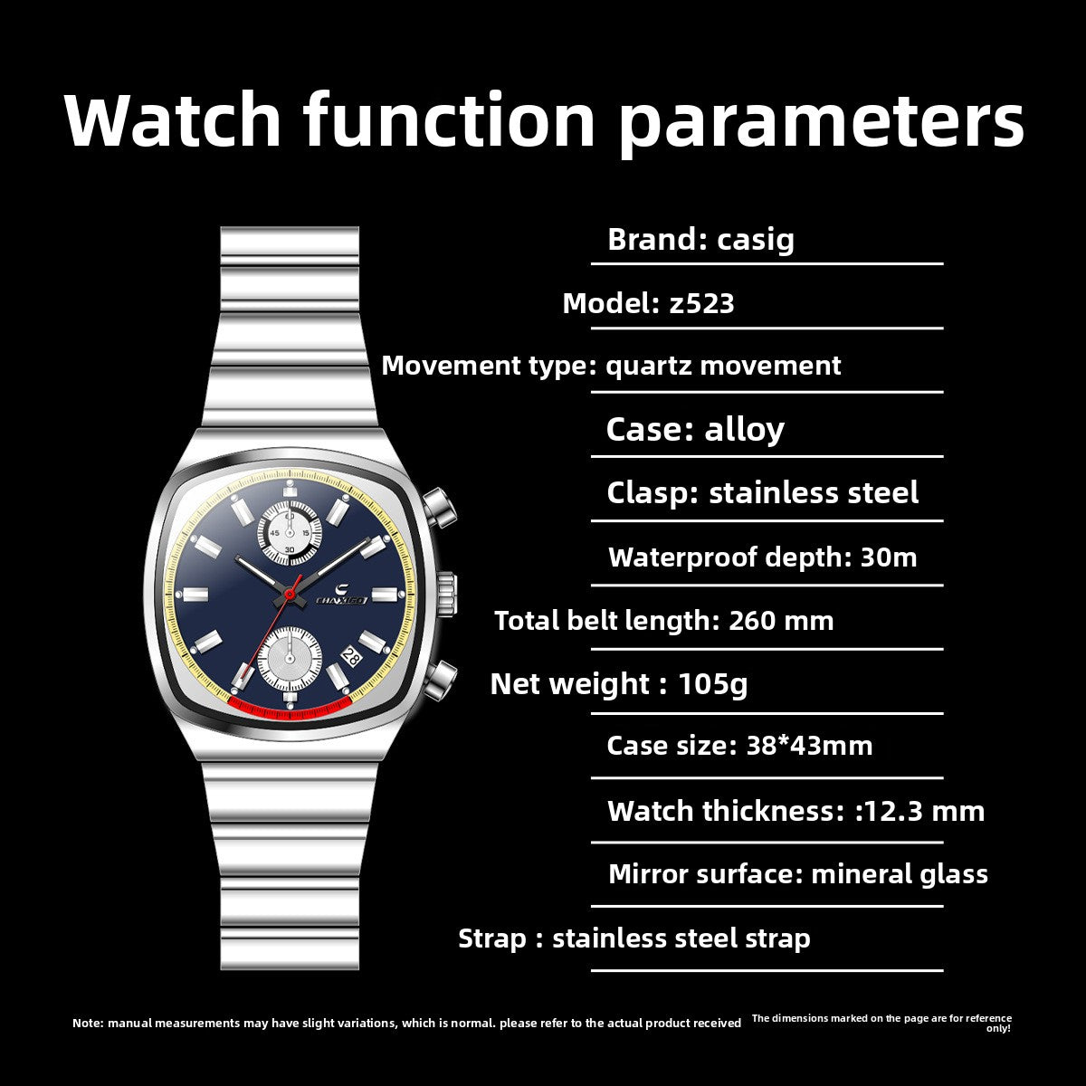 Quartz Wrist Watch