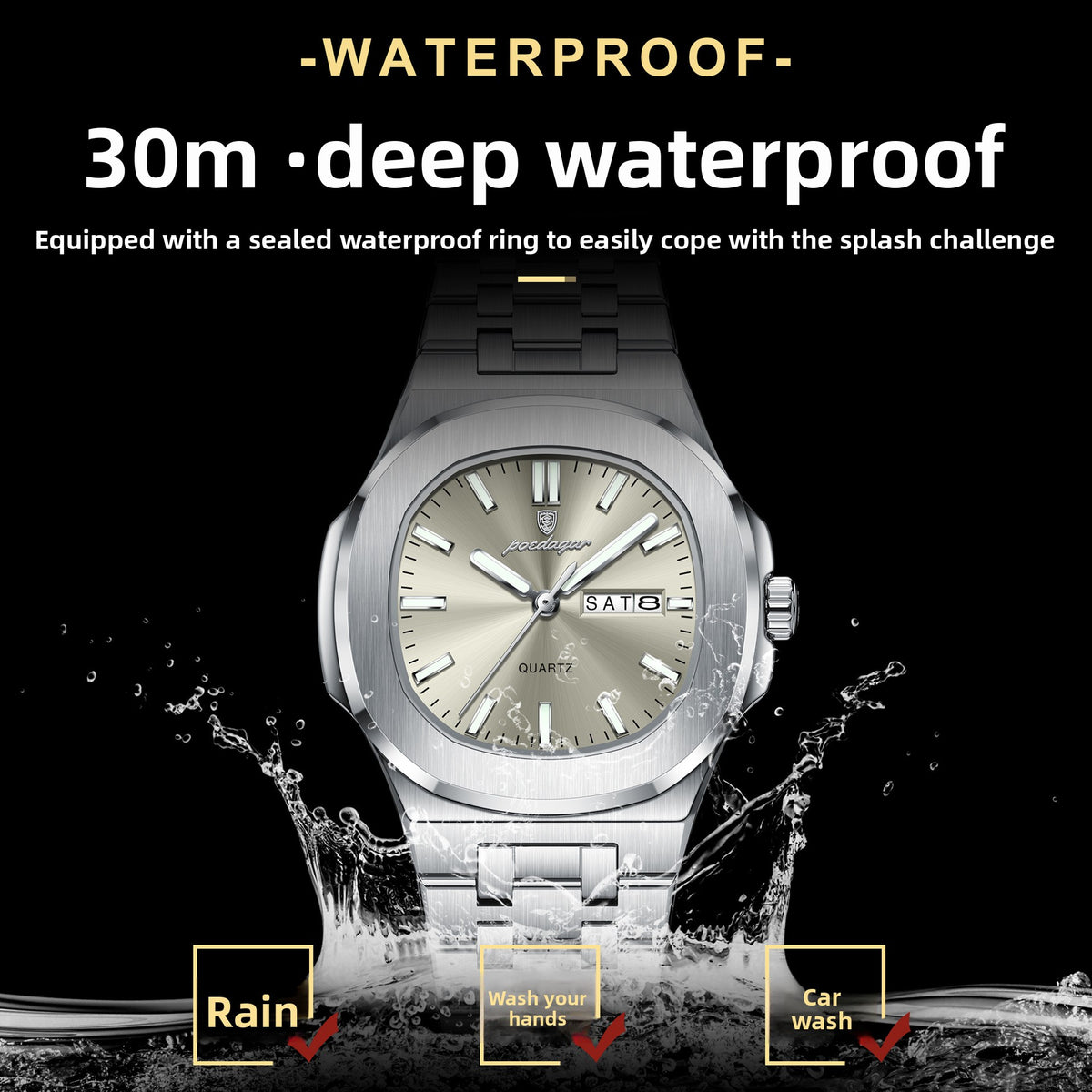 Quartz wrist watch