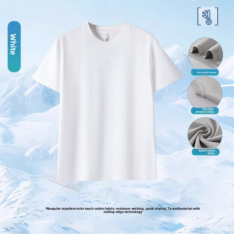 Quick-Dry Breathable Cotton T-Shirt