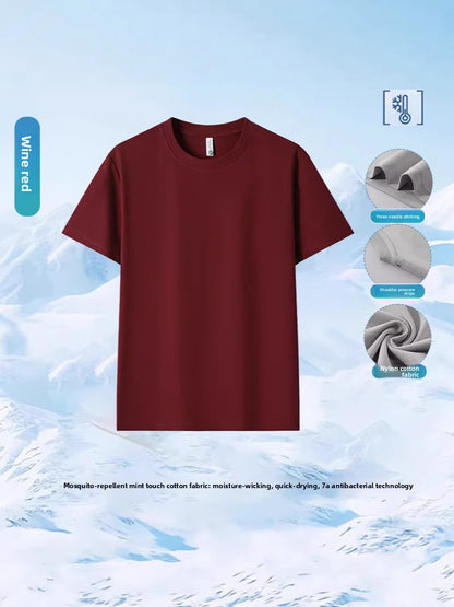 Quick-Dry Breathable Cotton T-Shirt