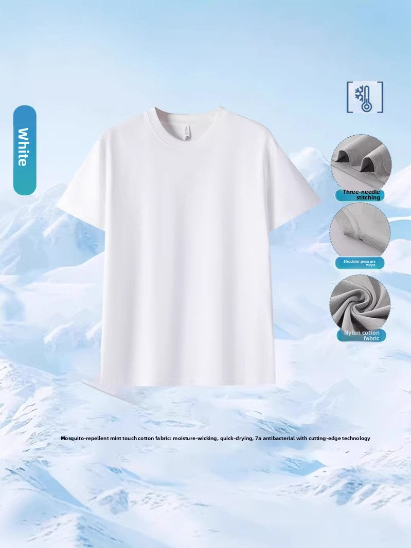 Quick-Dry Breathable Cotton T-Shirt