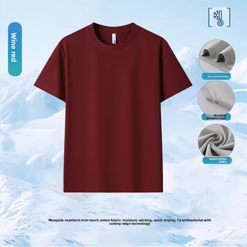Quick-Dry Breathable Cotton T-Shirt