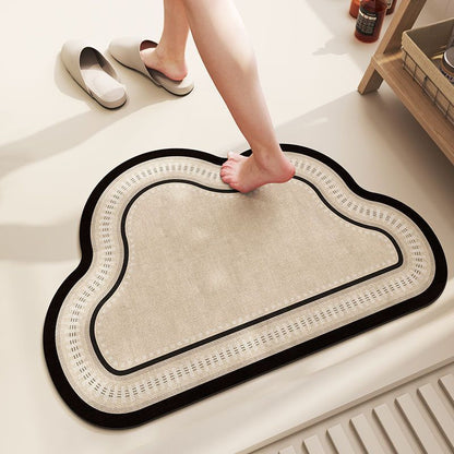 Quick-Dry Diatom Mud Bathroom Mat Anti-Slip