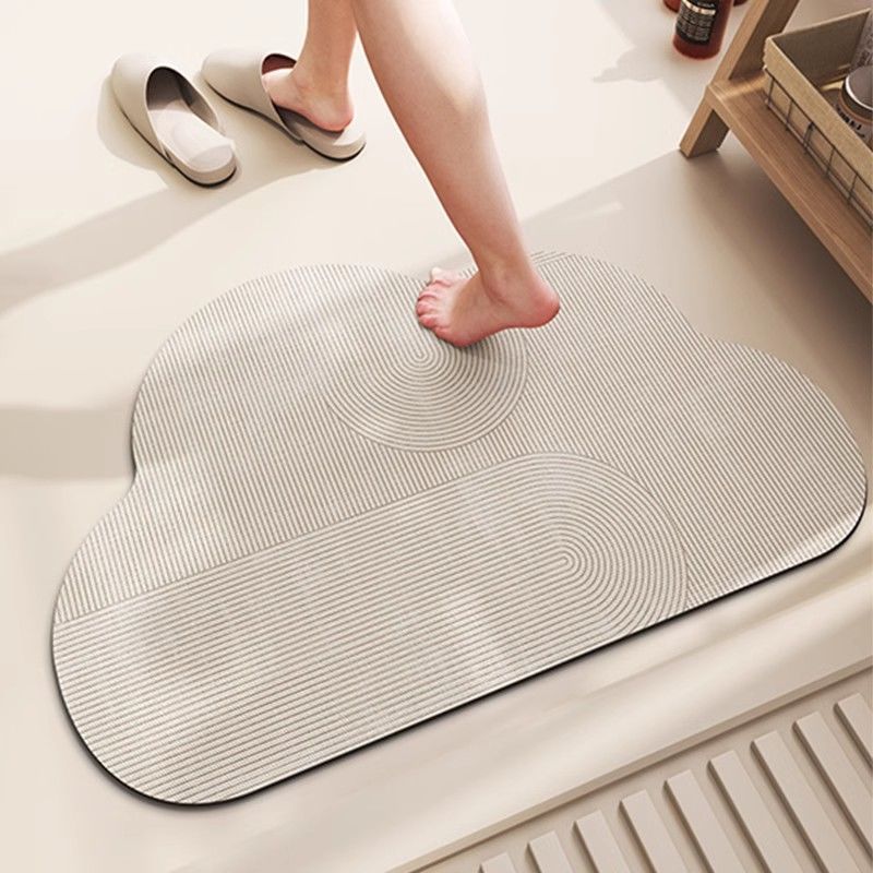 Quick-Dry Diatom Mud Bathroom Mat Anti-Slip