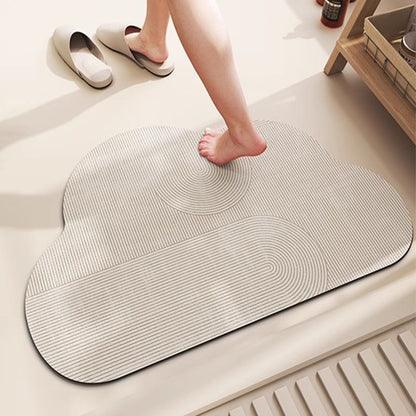 Quick-Dry Diatom Mud Bathroom Mat Anti-Slip