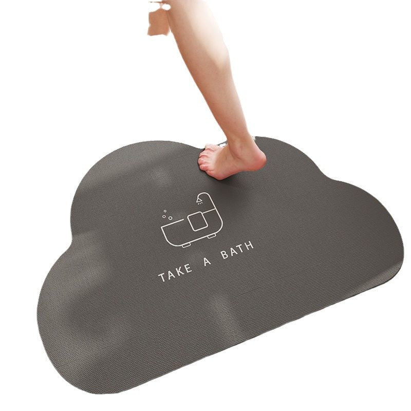 Quick-Dry Diatom Mud Bathroom Mat Anti-Slip