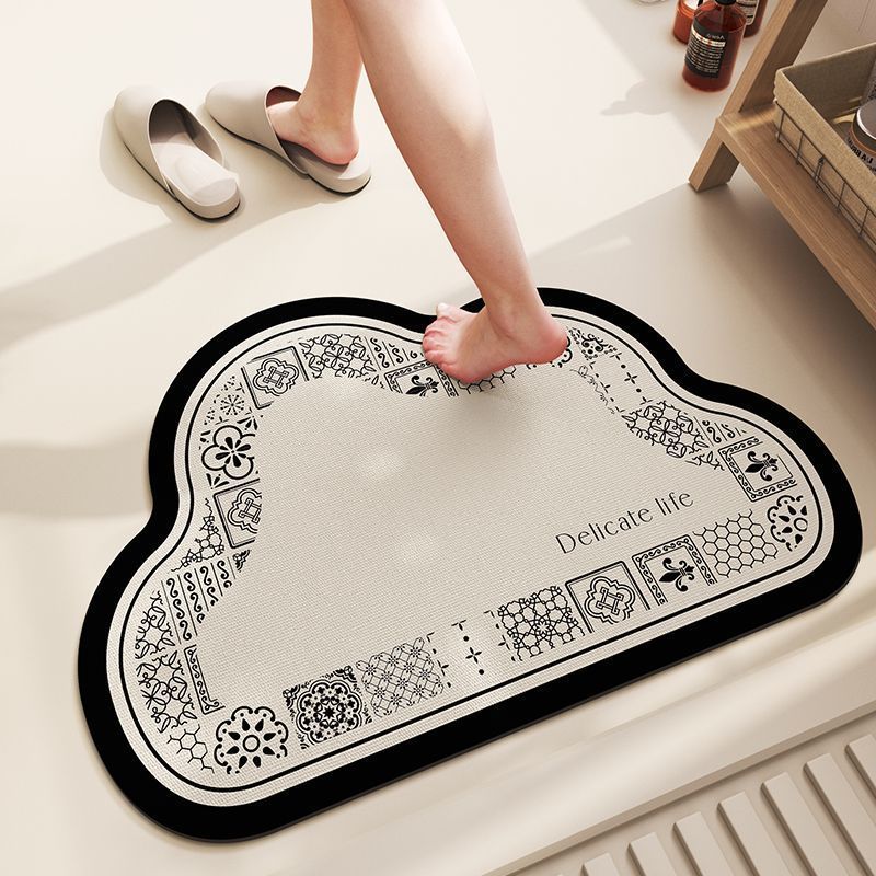 Quick-Dry Diatom Mud Bathroom Mat Anti-Slip