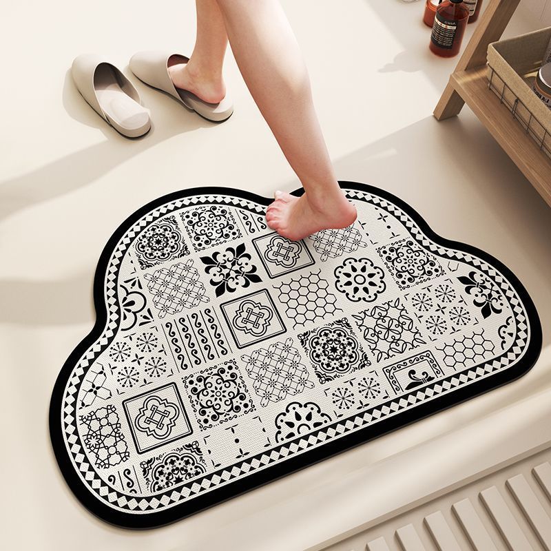 Quick-Dry Diatom Mud Bathroom Mat Anti-Slip