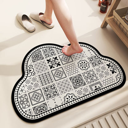 Quick-Dry Diatom Mud Bathroom Mat Anti-Slip