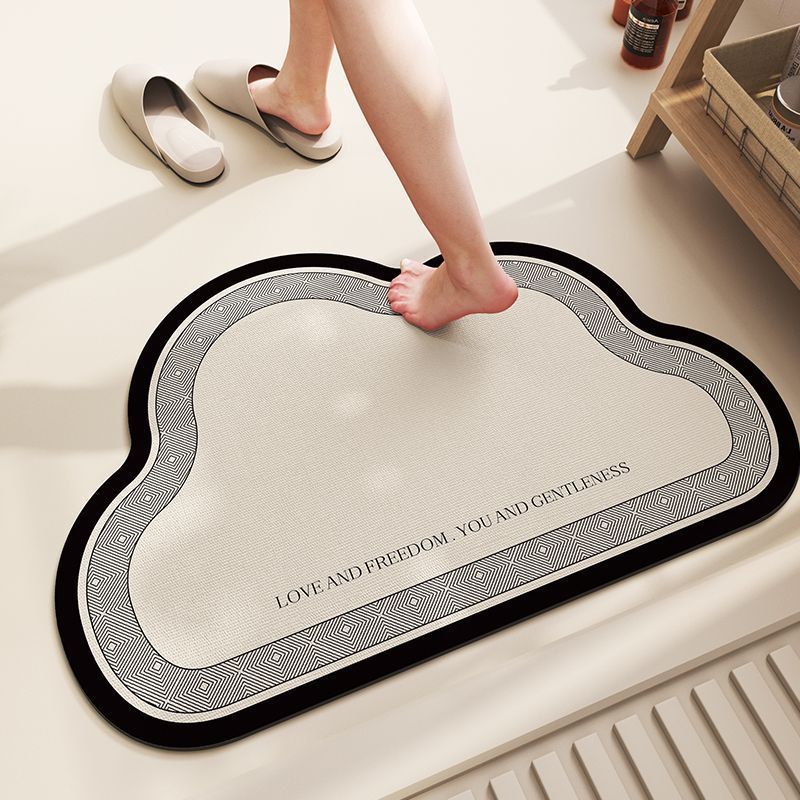 Quick-Dry Diatom Mud Bathroom Mat Anti-Slip