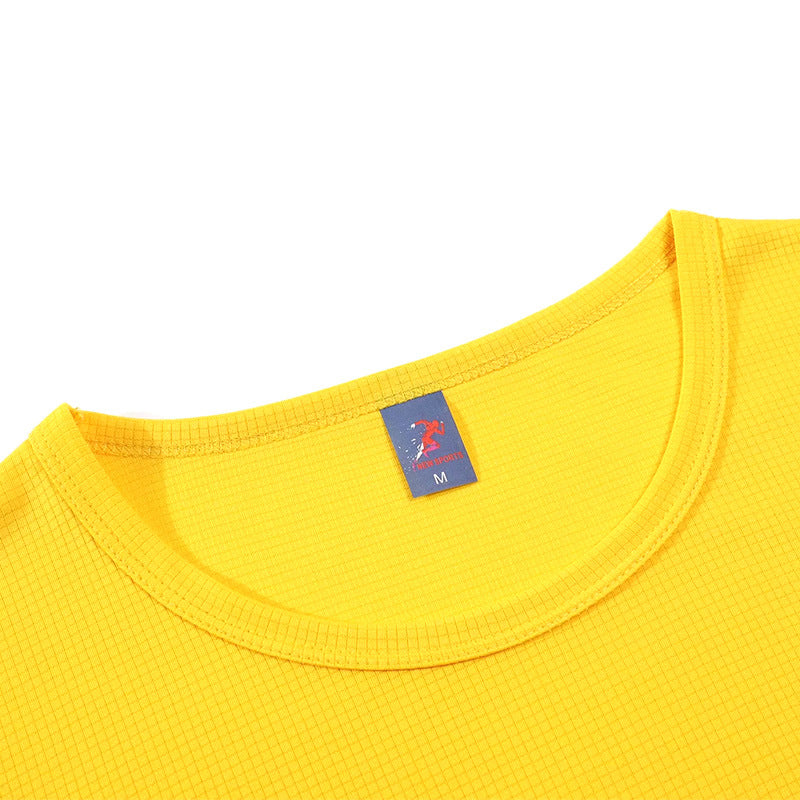 Quick Dry Polyester Round Neck T-Shirt