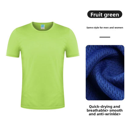 Quick Dry Polyester Round Neck T-Shirt
