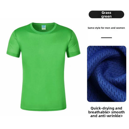 Quick Dry Polyester Round Neck T-Shirt