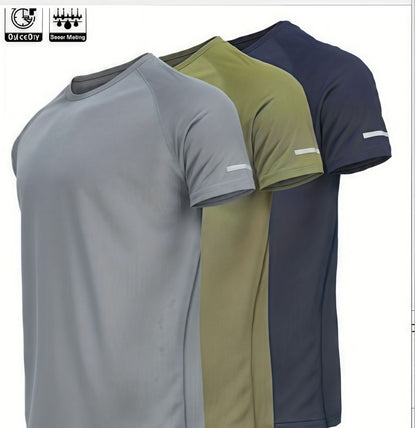 Quick-Dry Running, Blue Soccer Training, Fitness, and Casual Wear
