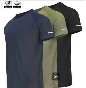 Quick-Dry Running, Blue Soccer Training, Fitness, and Casual Wear