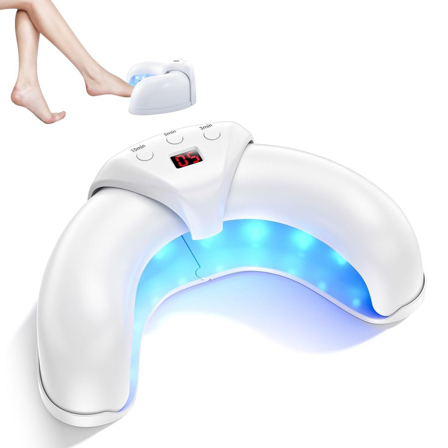Quick-Dry Sensor Manicure Lamp with Dual Lights