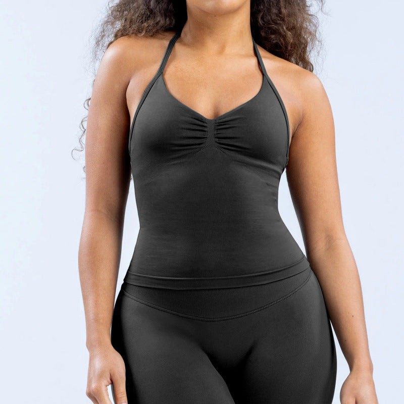 Quick-Dry Yoga Bra Camisole Top