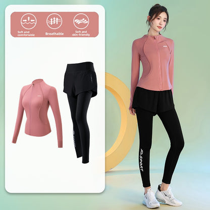 Quick-drying aerobics set