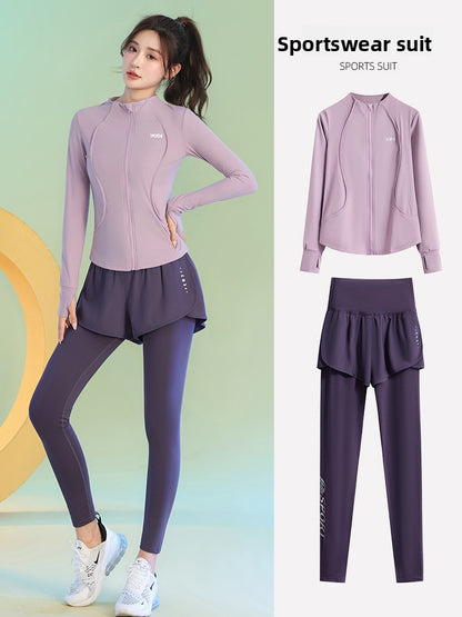 Quick-drying aerobics set