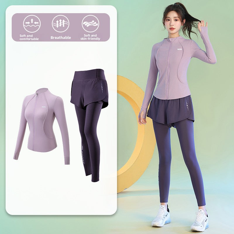 Quick-drying aerobics set