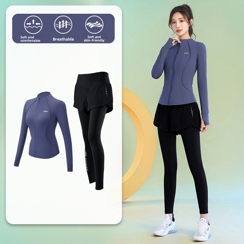 Quick-drying aerobics set