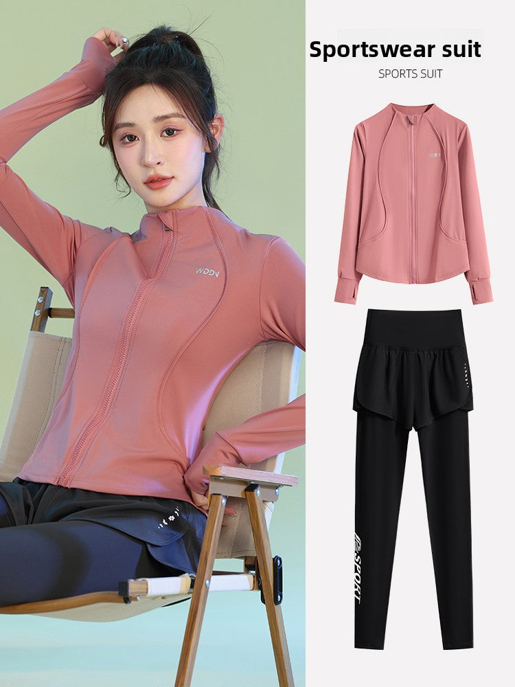 Quick-drying aerobics set