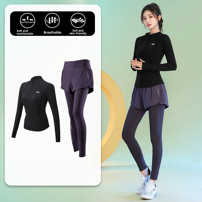 Quick-drying aerobics set