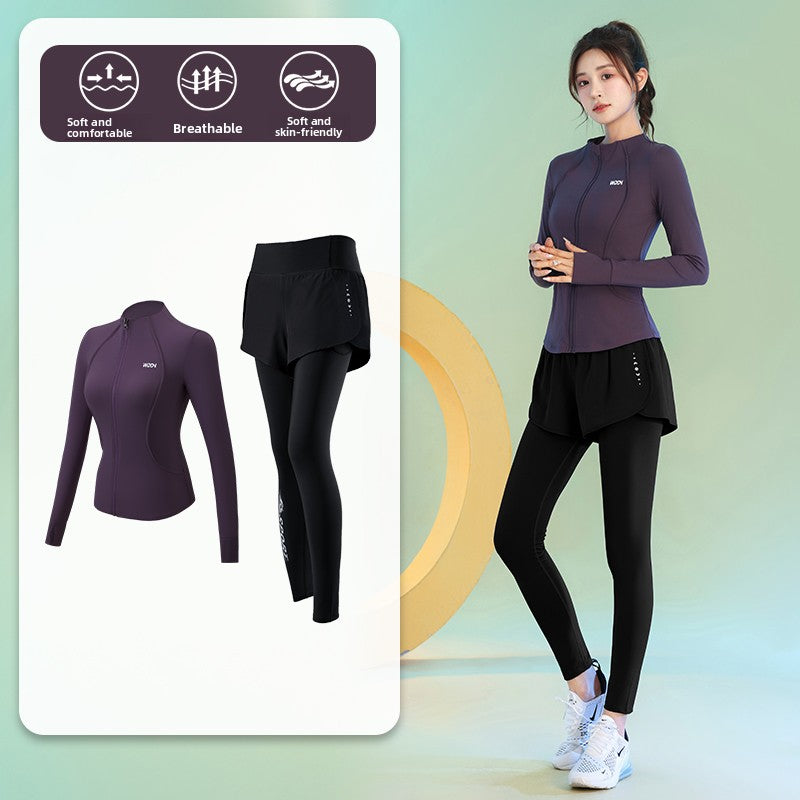 Quick-drying aerobics set