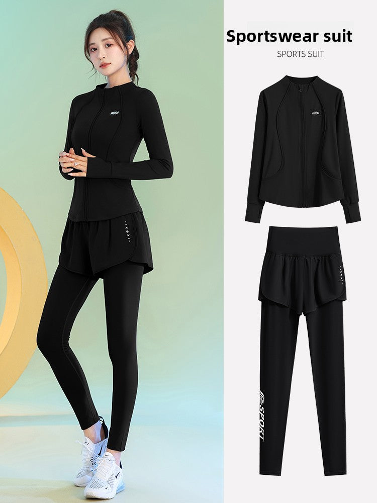 Quick-drying aerobics set