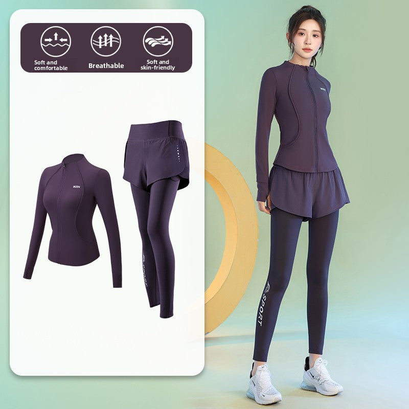 Quick-drying aerobics set
