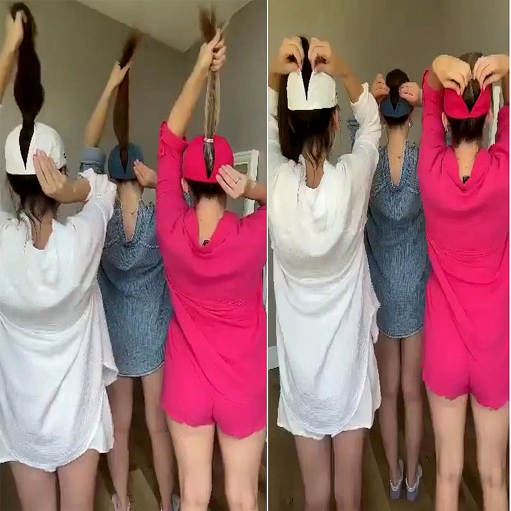 Quick-drying cap ponytail cap