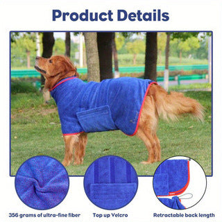 Quick-Drying Dog Bath Towel