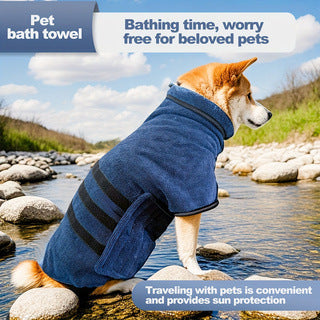 Quick-Drying Dog Bath Towel
