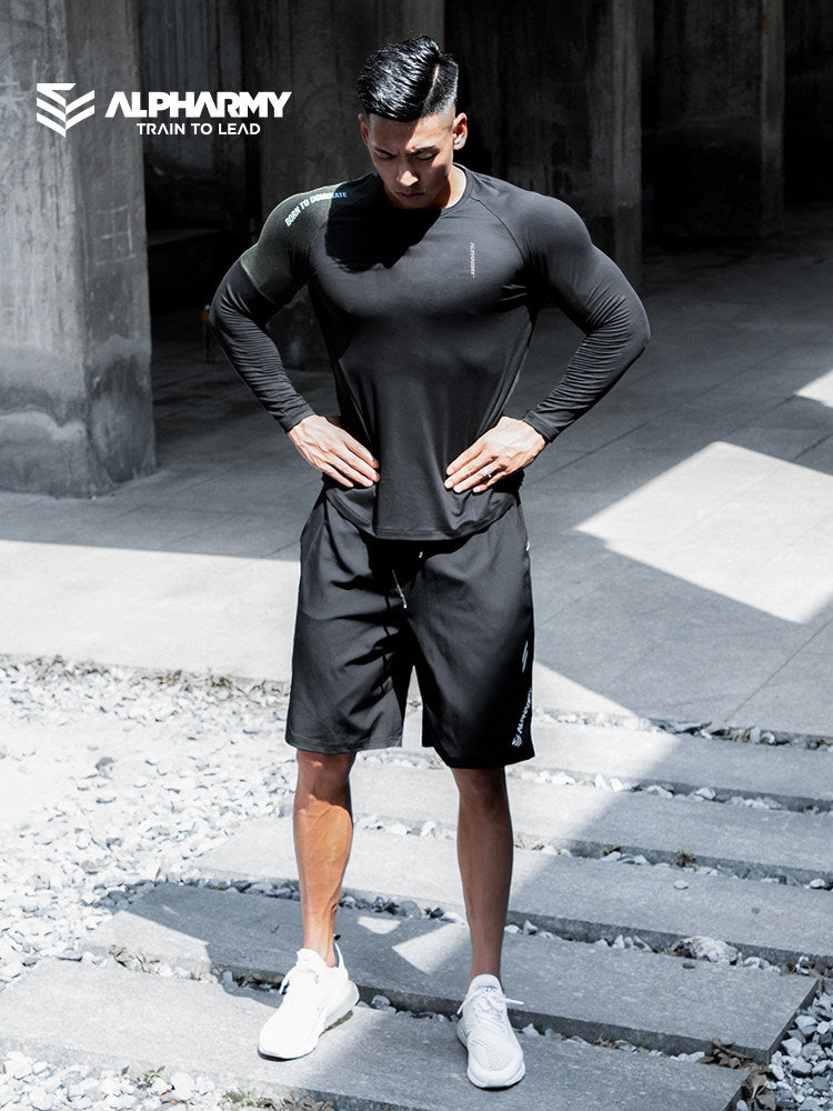 Quick-Drying Fitness Long-Sleeved Sports T-Shirt