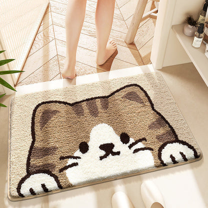 Quick-drying foot mat