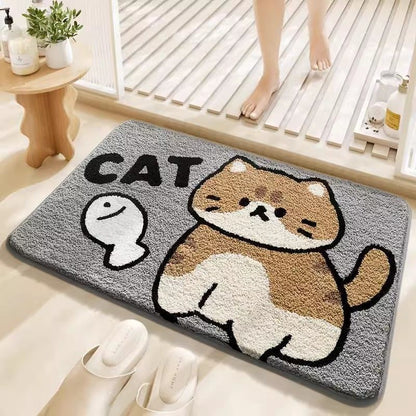 Quick-drying foot mat