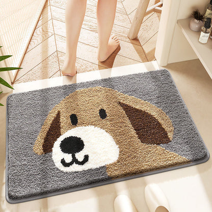 Quick-drying foot mat