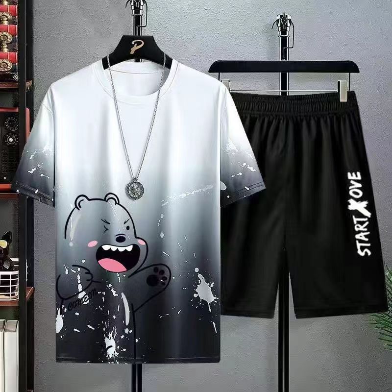 Quick-drying Ice Silk Gradient suit
