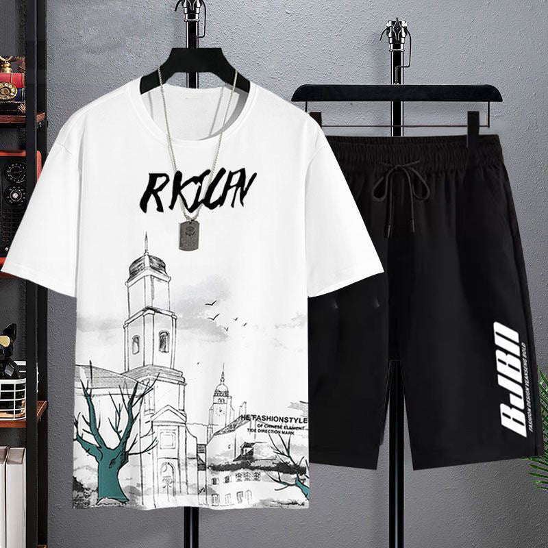 Quick-drying Ice Silk Gradient suit