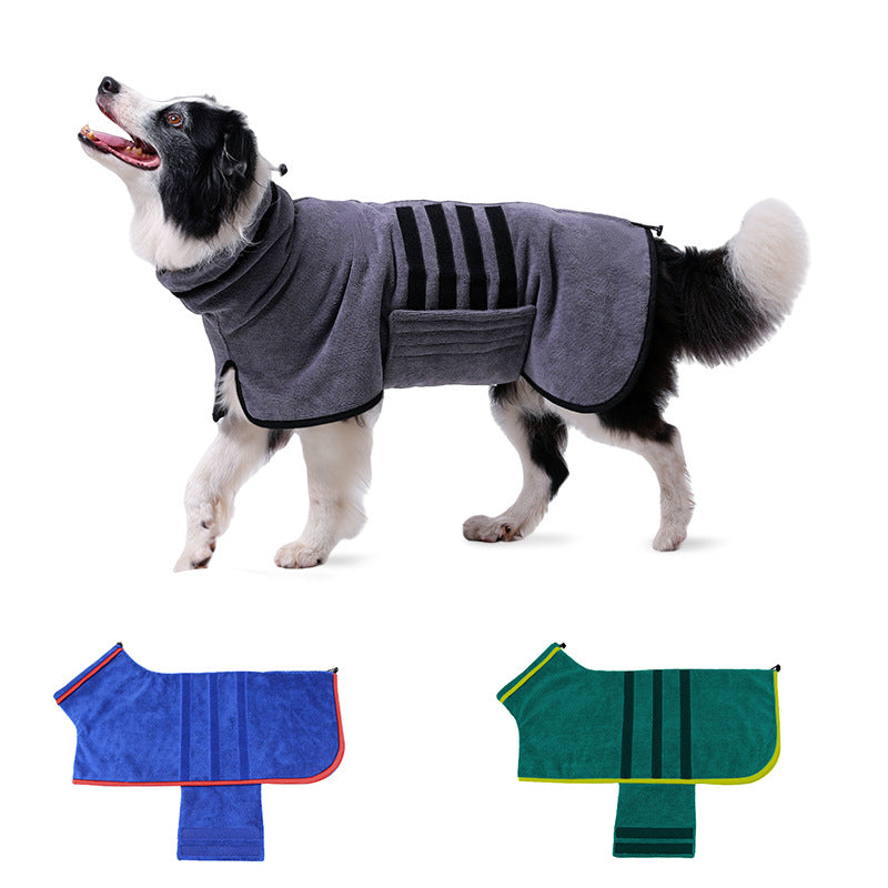 quick-drying pet bathrobe