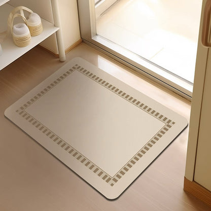 Quick-drying toilet doormat and door mat carpet