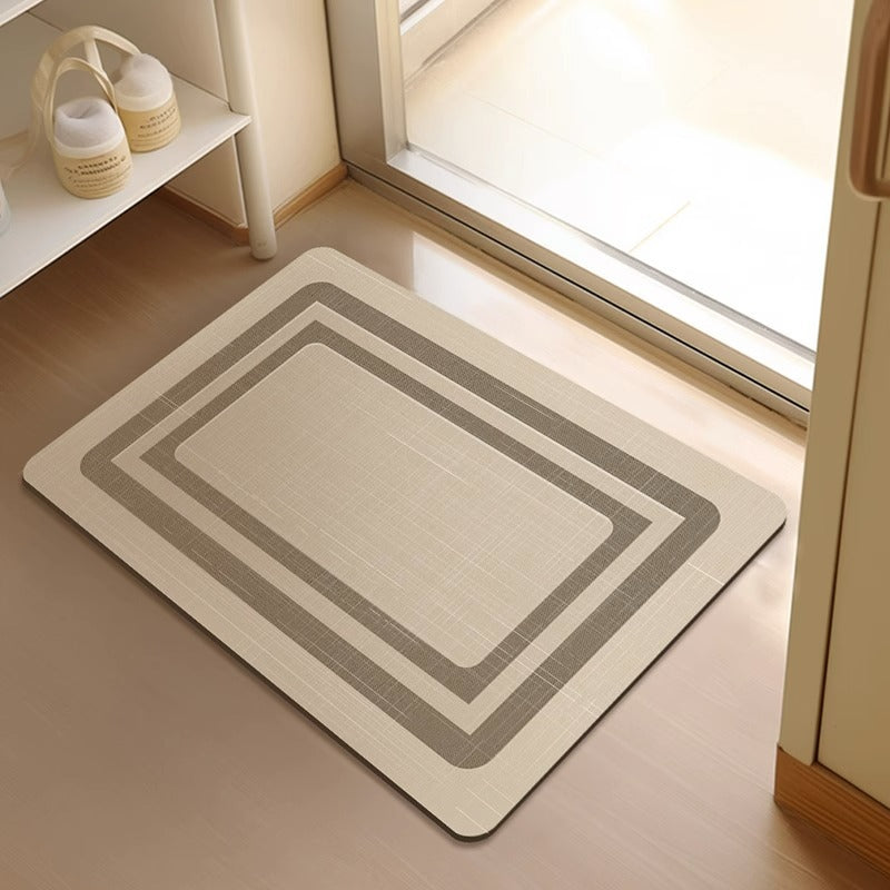 Quick-drying toilet doormat and door mat carpet