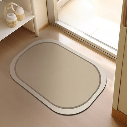 Quick-drying toilet doormat and door mat carpet