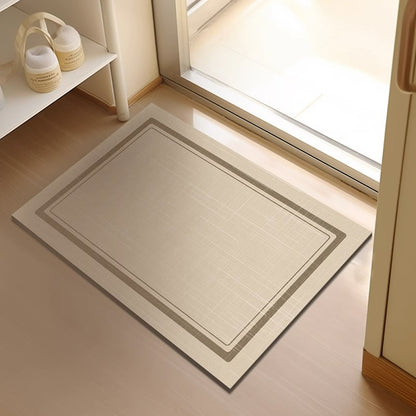 Quick-drying toilet doormat and door mat carpet